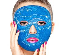 ACOGEDO Gel Rafraîchissant et Chauffant pour une Compresse Chaude et Froide Confortable, Bien ajusté pour Soulager le Stress Oculaire (violet clair)