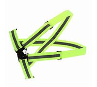 ACOGEDO Gilet Réfléchissant Sangle de Gilet élastique pour la Course à Pied, Le Cyclisme, Le Jogging en Mauvais état ou y RéfléchissantCeinture RéfléchissanteSangle de RéfléchissantGilet (Green)