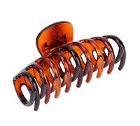 ACOGEDO Grands Clips à Griffe de Cheveux pour Cheveux épais - Accessoires de Style Décoratifs Non Folies pour Femmes - Pinces Longs en Design Classique (ambre)