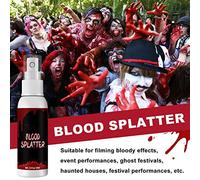 ACOGEDO Halloween Special Effets Kit de Maquillage SFX pour Zombie | Créez des Cicatrices Réalistes avec un Faux Gel Sanguin, de la Cire de Peau et du Latex pour le Cosplay d'Halloween (Lot 3 :