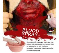 ACOGEDO Halloween Special Effets Kit de Maquillage SFX pour Zombie | Créez des Cicatrices Réalistes avec un Faux Gel Sanguin, de la Cire de Peau et du Latex pour le Cosplay d'Halloween (Set 1 :