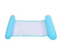 ACOGEDO Hamac de Lit Gonflable Flottant Portable, Chaise Flottante de Piscine, échappement Bleu Facile à Adapter, Hamac Flottant, Chaise Flottante de Piscine, de, de Natation Gonflable (Bleu Ciel)