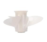 ACOGEDO Hélice de Bateau 9 7/8 X 10 1/2 F, Alliage D'aluminium à 3 Pales de Remplacement pour Moteur Hors-Bord F25 avec Dents Cannelées, Rotation à Droite