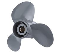 ACOGEDO Hélice Hors-Bord 13 Dents Cannelées 3 Pales 58130-ZV5-000ZA 11 1/4 X 13 Convient pour Remplace l'ancienne Durée de Vie et Le Matériau Adopte Une Meilleure Hélice et Un Alliage Long