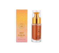 ACOGEDO Huile Corporelle Scintillante avec Particules de Mica Réfléchissant la Lumière pour une Hydratation Durable, éclat ensoleillé, éclaircissant d'été Non Gras (30ml)