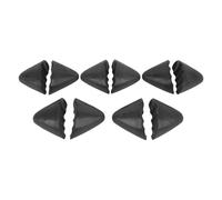 ACOGEDO Insert de Remplissage de Chaussures pour les Grandes Chaussures Noir - 5 Paires de Coussin Pointu à Bout Pointilleux avec Mousse PU - High Comfort Half Size Shoe Remplissez pour les Talons
