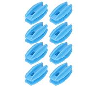 ACOGEDO Isolateur de Clôture électrique, 100 Pièces, Résistant aux Intempéries, Tube carré ABS, pour Fil d'acier, éléments Noirs, Gamme Polyvalente Offrant une Bonne Résistance et une Bonne (BLUE)