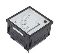 ACOGEDO Jauge de Voltmètre AC 0-500 V, Panneau de Pointeur à Angle Droit, Classe .5, Précision pour Bateau, Camping-car, Générateur, Surveillance du Tableau de Bord, Cadran Blanc