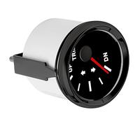 ACOGEDO Jauge d'équilibre de Garniture de Bateau IP67 étanche avec Rétro-éclairage Rouge 52mm Bateau Yacht MarineCadran Noir Couvercle Noir Modification de la Boîte d'affichage Qui Est le avec