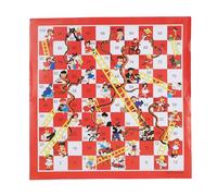 ACOGEDO Jeu de société Snakes and Ladders, Améliorez Le Jeu de Conseil Relations avec Les échecs échecs Défectueux société Fun Ludo pour Voyages en Plein Air
