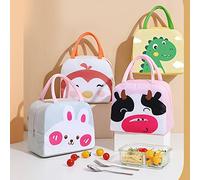 ACOGEDO Joli Sac à Déjeuner isolé Thermique avec un Design de Dessin animé de Grande capacité, Facile à Transporter (lapin)