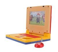 ACOGEDO Kids Learning Ordinateur Portable Simulation LED éducative Touet d'Ordinateur pour Le Développement Cognitif avec de la Musique et des Caractéristiques électroniques - Rose avec Souris Non