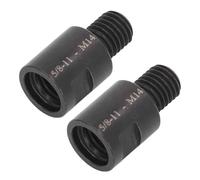 ACOGEDO Kit d'adaptateur de Meuleuse d'angle 2 Pièces, Convertisseur de Fixation, Connecteur de Filetage 'interface, Polisseuse, Foret, Outil de Connexion Mâle à 5/8 Pouces-11 Femelle en Acier