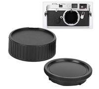 ACOGEDO Kit de Cache d'objectif de Corps d'appareil Photo Léger Anti-Rayures adapté pour Monture M Capuchon 'Objectif en Plastique Solide