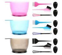 ACOGEDO Kit de Coloriage de Cheveux Professionnel de 5pcs avec Ensemble de Teintes de Cheveux et Bol de Teinture de pour le Salon et Usage Personnel - Comprend le Mélange de Bol avec des échelles et