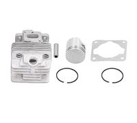 ACOGEDO Kit de CylindreKit de Piston de CylindreSegments de Piston Clips d'axeCylindre de CoupeCylindre comme Cylindre de 34 Mm Clips d'axe de Jeu de Joints de Remplacement pour Débroussailleuse