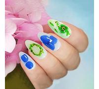 ACOGEDO Kit de Décoration de Nail Art des Fleurs Séchées Exquises pour Manucure de Bricolage - 6 Ensembles de Grille avec Mini Pétales en Couleurs Vibrantes, Idéal pour les Améliorations du Gel UV