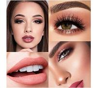 ACOGEDO Kit de Maquillage Tout-en-un pour les Femmes et les Filles Démarrage Complet du Démarreur Complet avec Fard à Paupières Multicolores et Rouge à Lèvres (Comme montré)