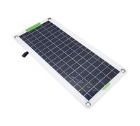 ACOGEDO Kit de Panneaux Solaires 100 W avec Contrôleur MPPT Inverseur 220 W et Double Sortie USB pour les Besoins de Camping en Plein Air