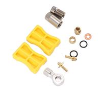 ACOGEDO Kit de Raccord de Durite de Frein de Vélo, Pièces Usinées CNC | Alliage d\'aluminium Durable, installation facile, kit complet