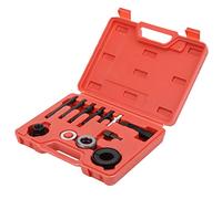 ACOGEDO Kit d'extracteur de Poulie Automobile de 12 Pièces Compatible avec l'installateur de Démontage d'alternateur de Direction Assistée pour Les Moteurs de Modèles Récents, y Compris 3. Quad 4