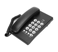 ACOGEDO KXT504 Téléphone Filaire de Bureau Téléphone Fixe Multifonctionnel à Gros Boutons pour Le Bureau à Domicile Hôtel Numéro Soit Les de Multifonctions Dernier Rappel Le a Fixe (Black)