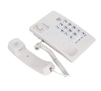ACOGEDO KXT504 Téléphone Filaire de Bureau Téléphone Fixe Multifonctionnel à Gros Boutons pour Le Bureau à Domicile Hôtel Numéro Soit Les de Multifonctions Dernier Rappel Le a Fixe (White)