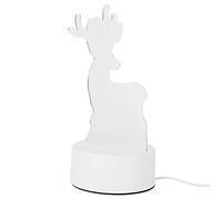 ACOGEDO Lampe de Nuit Table de Cerf en Trois LED USB Veilleuse Chambre Lampe de Chevet pour Halloween Noël Cadeaux pour Enfants L'éclairage et la Lumière Visuelle Sont Dimensionnels Les Trois