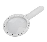 ACOGEDO [LED Gallyzer avec Poignée ergonomique] Magnifique Portable pour la Lecture et l'exploration âgées, Portables avec 2x Lentilles Auxiliaires Principales et 6x