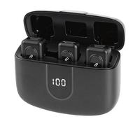 ACOGEDO Microphone Lavalier sans Fil, Technologie de Réduction du Bruit, Connexion de Transmission du Son en Temps Réel, avec Fonction de Réverbération Intégrée, pour Diffusion en