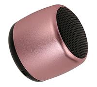 ACOGEDO Mini Haut-Parleur Caisson de Basses Lourd USB Rechargeable en Métal Haut-Parleur sans Fil Portable pour Téléphone Tablette PC Tablette Smartphone Noir jusqu'à 5 Pieds [Long de à Cette (Rose)