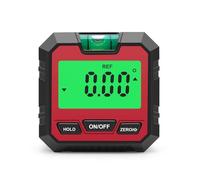 ACOGEDO Mini Inclinomètre Numérique Rapporteur/inclinomètre/Niveau 3 en 1 Détecteur d'angle/Jauge de Biseau Jauge 90 ° Boîte de Niveau Numérique pour une Plage de Mesure de 4 X 90 Degrés sur la