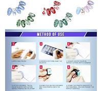 ACOGEDO Modèles de Tampon de Nail Art de Noël Kit 5pcs - Assiettes en Acier Inoxydable pour le Nail Art à Thème de Noël à la Maison ou Utilisation du Salon (Comme montré)
