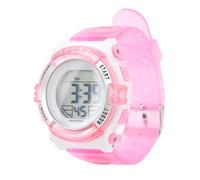 ACOGEDO Montre Chronographe Numérique pour Filles - Bracelet en PU avec Veilleuse Colorée et Alarme, Idéale pour la Natation et Le Sport