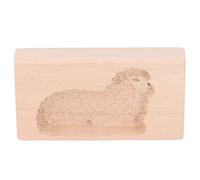 ACOGEDO Moule à Biscuits en Forme d'animal, Joli Tampon de Presse à Biscuits en Bois Vif, Facile à Démouler en Douceur, Motif d'agneau, Jolie Boîte de Cuisson Mignonne que Vous Utilisez Est en