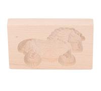 ACOGEDO Moule à Biscuits en Forme d'animal, Joli Tampon de Presse à Biscuits en Bois Vif, Facile à Démouler en Douceur, Motif d'agneau, Jolie Boîte de Cuisson Mignonne que Vous Utilisez Est en