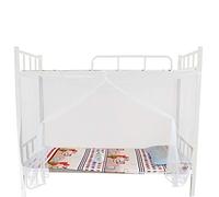 ACOGEDO Moustiquaire à Baldaquin de Lit à 4 Coins, Lit Double, Queen Size, Blanc, Filet pour Empêcher 2 Moustiques, Vous 1 Vous Piquez et Permettre de Dormir (95x195x150cm)