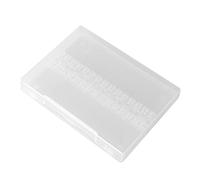 ACOGEDO Nail Drill Bit Storage Box with 14 Holes and Groove Design and