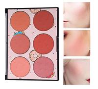 ACOGEDO Palette de Fuite Vibrante Imperméable avec Formule Longlastant pour les Tons de Peau - Maquillage pour le Visage de 6 Couleurs (#01)