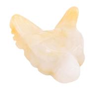 ACOGEDO Pendentif Tête de Loup, Collier Totem Loup pour Hommes et Femmes,