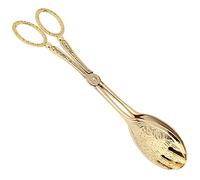 ACOGEDO Pinces à Pain Pinces à Légumes à Gâteau à Buffet à Barbecue Apparence Exquise a Elle Est Utilisée avec Cette Forme en Alliage moulé avec des Outils de Cuisson du Pain (pointe d'argent)