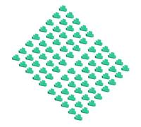 ACOGEDO Pinces de Serre, 100 Pièces, Rangée de Film, Couverture, Filet, Tunnel, Cerceau, Clamp/Holder pour Sécuriser la Tige et le Cadre d'ombrage (8 millimètres)