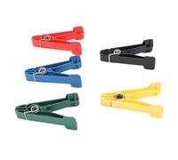 ACOGEDO Pinch Pin Finger Exerciser Pinch Strengthener Grip Strength Trainer 5 Niveaux de Code Couleur 1-8 Lbs pour la Rééducation de la Force des Mains avec une Large Poignée Tail