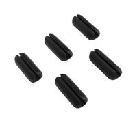 ACOGEDO Poids à Crayons 5 Pièces 1oz Outil D'aide à L'écriture en Silicone avec Ouverture Triangulaire pour la motricité Fine Adultes Enfants (BLACK)