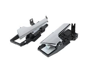 ACOGEDO Poignée de Porte IntérieurePoignée de Porte IntérieurePoignée de IntérieureLevier chromé Paire de Portes Intérieures Poignée de Intérieure 96462709 de Intérieure Gauche et Droite R R