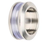 ACOGEDO Poignée de Porte Ronde en Verre en Acier Inoxydable, pour Portes Coulissantes de Douche, Salle de Bain, Cave, Grange, Finition Brossée