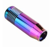 ACOGEDO Pommeau de Levier de Vitesse Manuel de Voiture en Alliage d'aluminium Tête de Manette de Vitesse 8.5 Cm pour Noir d'aluminium un Matériau Durable marché Secondaire Tout Neuf pour Bouton