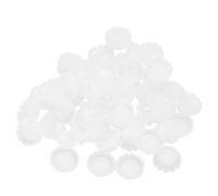 ACOGEDO Porte-bague à Cils Jetable avec Conception de Fleurs Uniques pour une Application de Cils Faciles, une Tasse de Colle Divisée, une Utilisation Professionnelle, un Ensemble de 100pcs