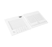 ACOGEDO Porte-palettes d'extension de Cils de Grande Taille avec Conception Deux en un pour un Accès Facile et des Marques Claires, un Plateau d'affichage PP Portable PP pour les Artistes et les