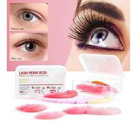 ACOGEDO Poussinets de Lifting Réutilisables avec du Silicium Inorganique pour la Permanente des Cils, 8 Paires en Différentes Tailles et Couleurs, pour le Levage de Cils Naturels de Longue Durée